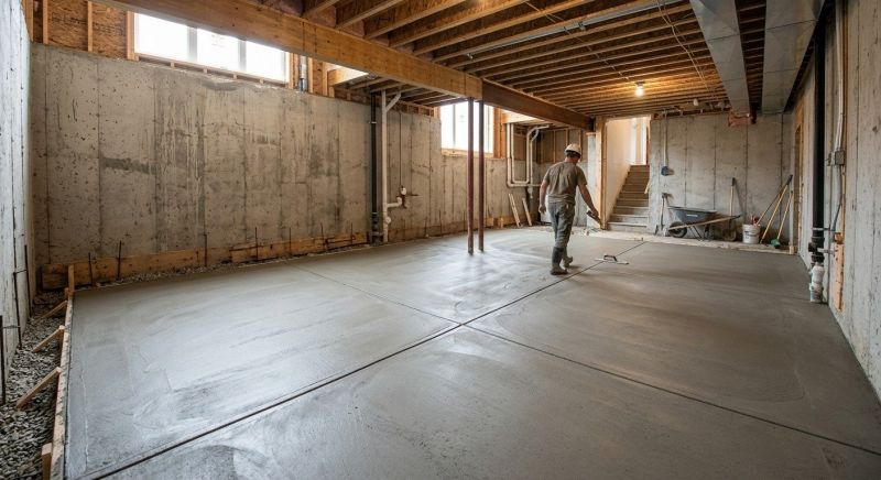 Basement Concrete Installation in Aitkin, MN