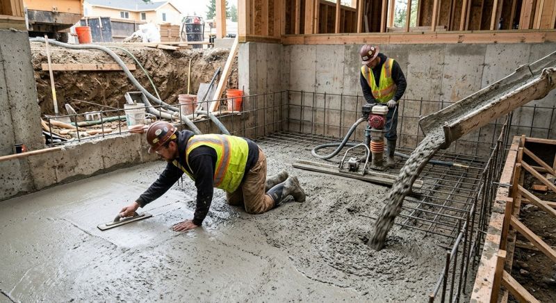 Basement Concrete Installation in Baxter, MN