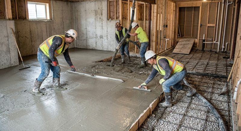 Basement Concrete Installation in Brainerd, MN
