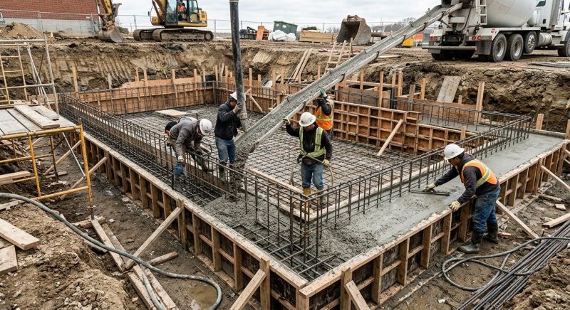 Basement Concrete Installation in Brainerd, MN