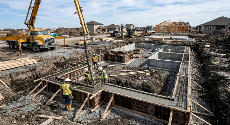 Cement Foundation Installation in Brainerd, MN