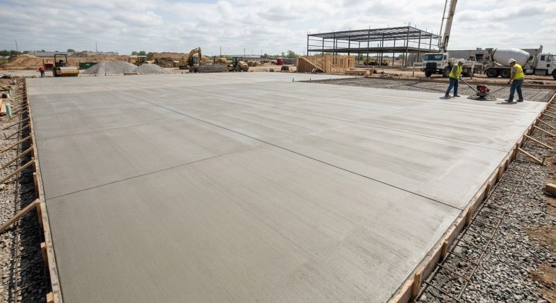 Commercial Slab Construction in Garrison, MN