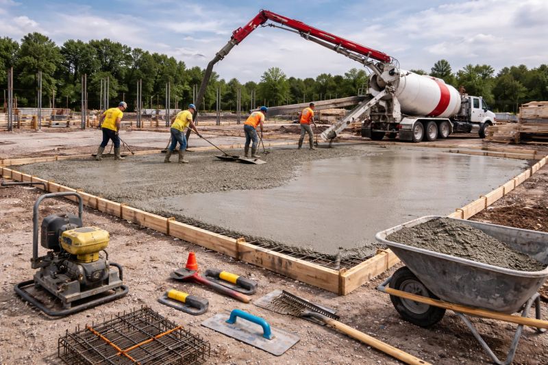 Commercial Slab Installation in Crosslake, MN