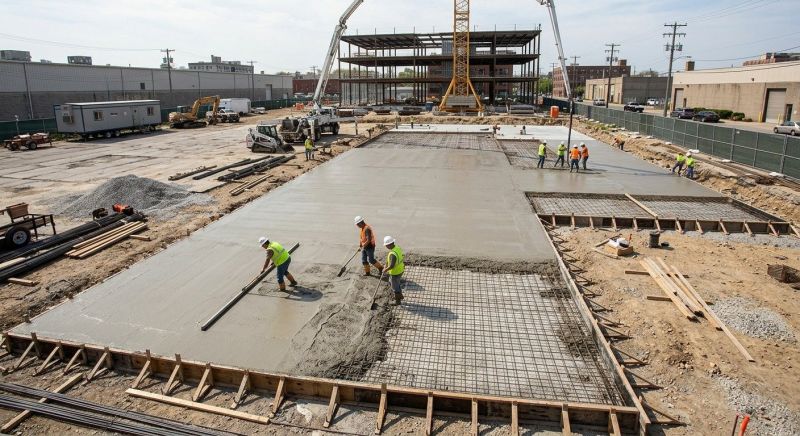 Commercial Slab Installation in Crosslake, MN