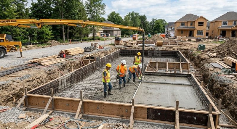 Concrete Foundation Installation in Merrifield, MN