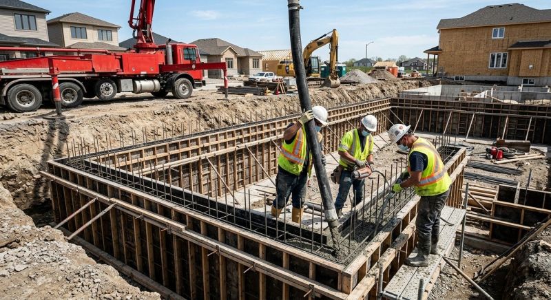 Foundation Wall Pouring in Baxter, MN