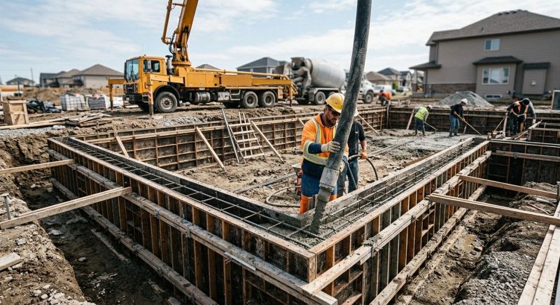 Foundation Wall Pouring in Crosslake, MN